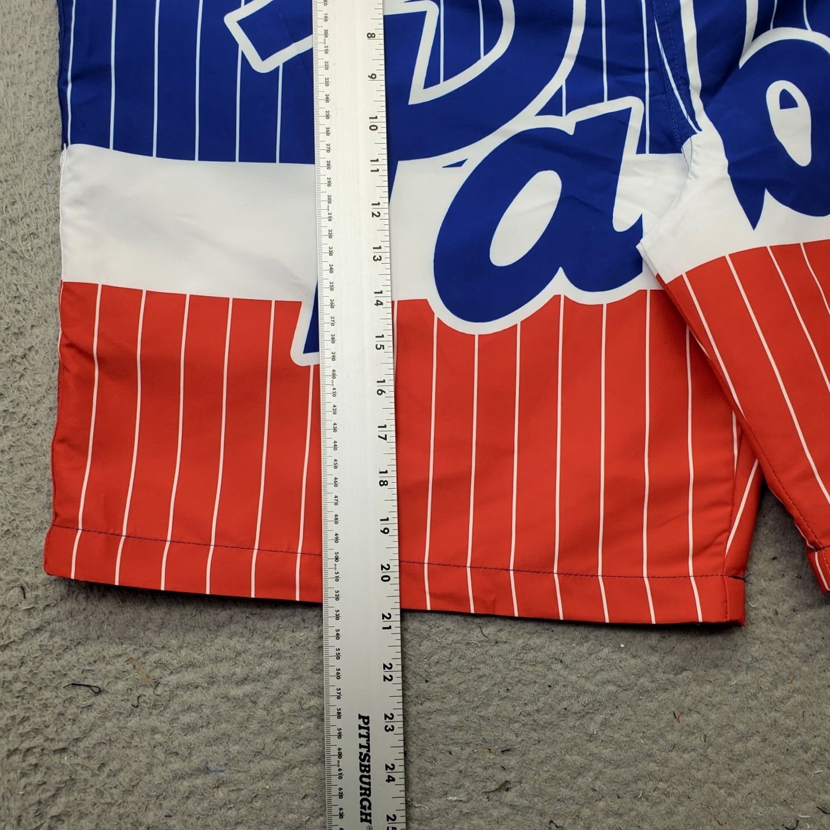 Vintage Pabst Blue Ribbon Mens XX Lined Striped Swim Trunks Bottom Bottom Size US 39 - 3 Thumbnail