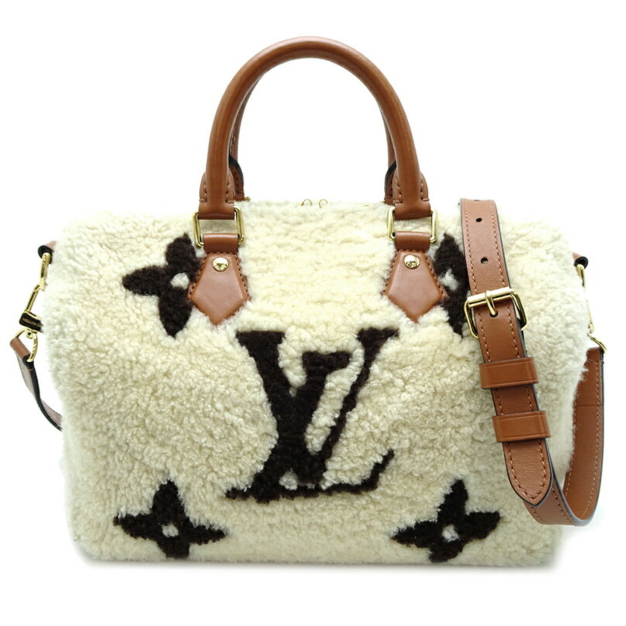 Louis Vuitton Louis Vuitton Speedy Bandouliere 25 Women's Handbag M23468 Giant Monogram Boa White Size ONE SIZE - 1 Thumbnail