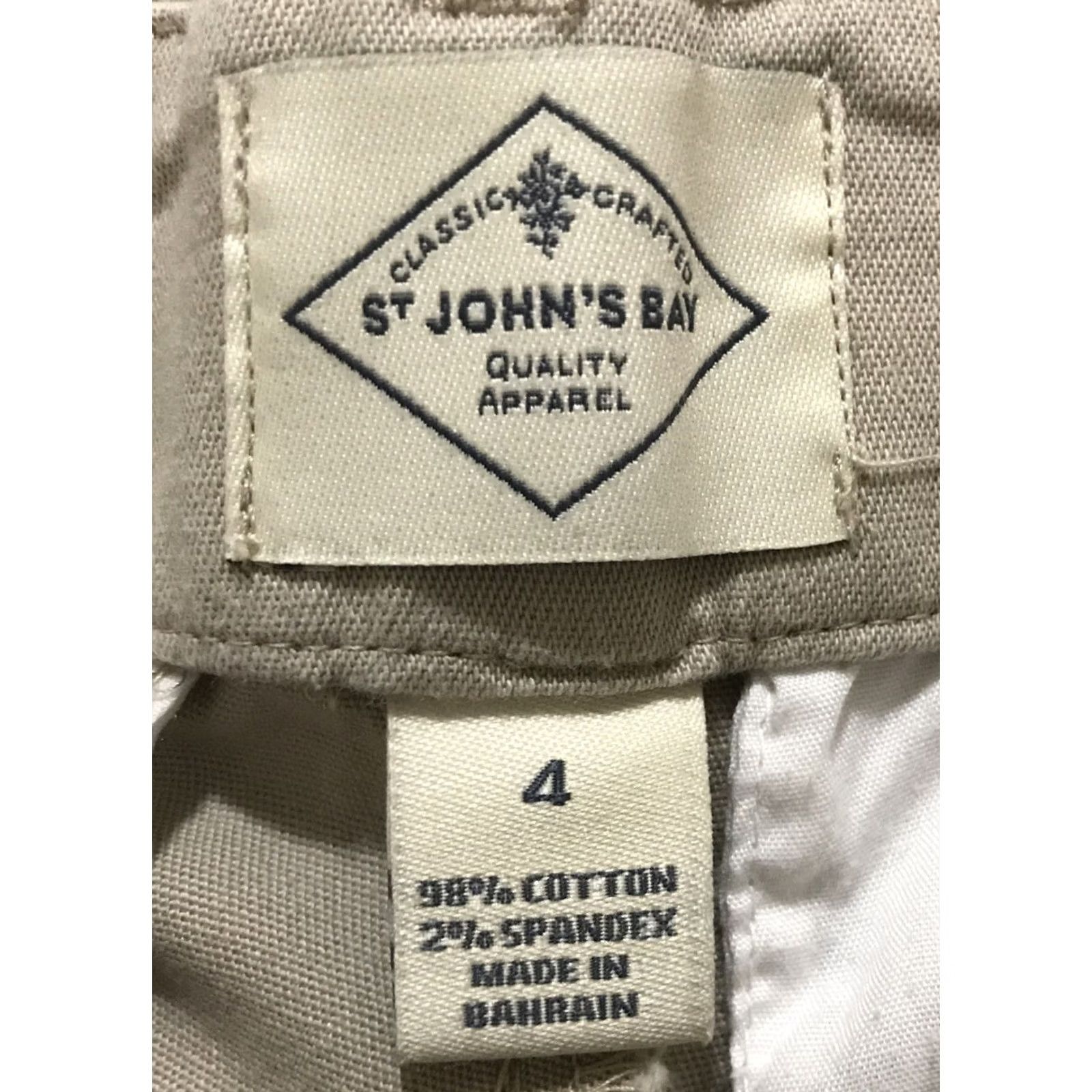 Vintage St Johns Bay Capri Pants Crop Size 4 Tan beige khaki Women’s Size 28" / US 6 / IT 42 - 3 Thumbnail