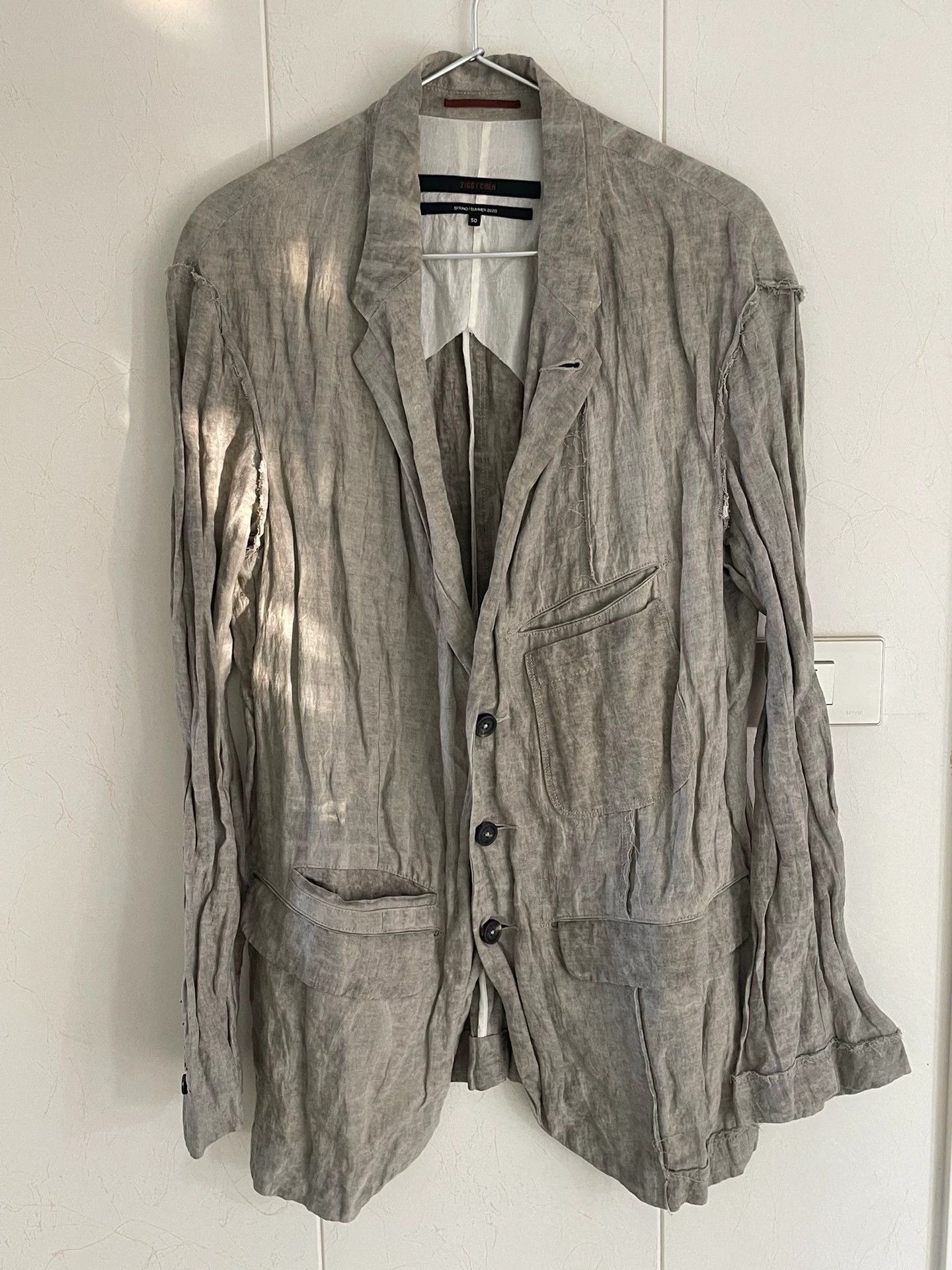 Ziggy Chen Ziggy Chen 20ss Cold-Dyed Metallic Wire Jacket Size US M / EU 48-50 / 2 - 1 Thumbnail