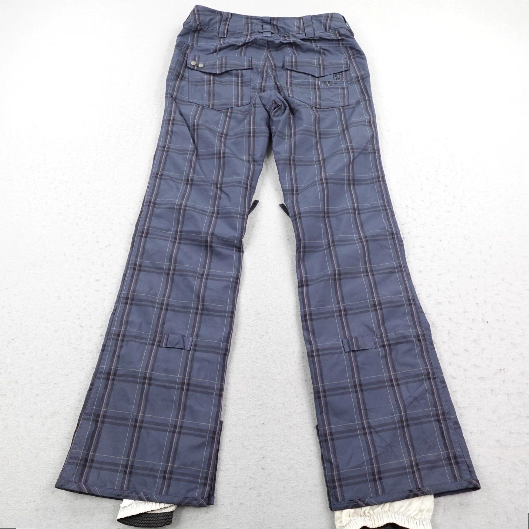 Burton Burton Pants Womens Blue Plaid DRYRIDE Snow Pants Skiing Size 26" / US 2 / IT 38 - 5 Thumbnail
