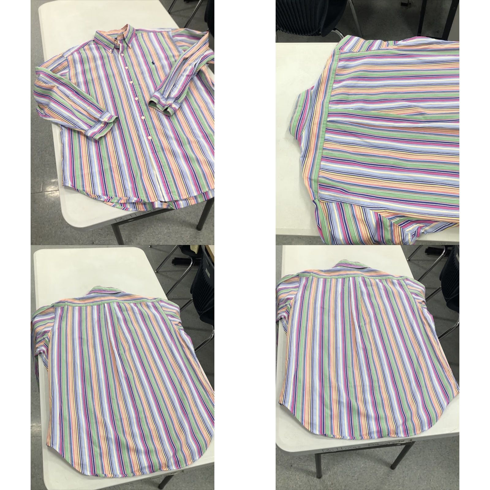 Ralph Lauren Ralph Lauren Polo Long Sleeve Button Shirt Striped Classic Fit 16 1/2 32/33 Men Mens Dress Shirt Pony Multicolor Ser Size US XL / EU 56 / 4 - 8 Thumbnail