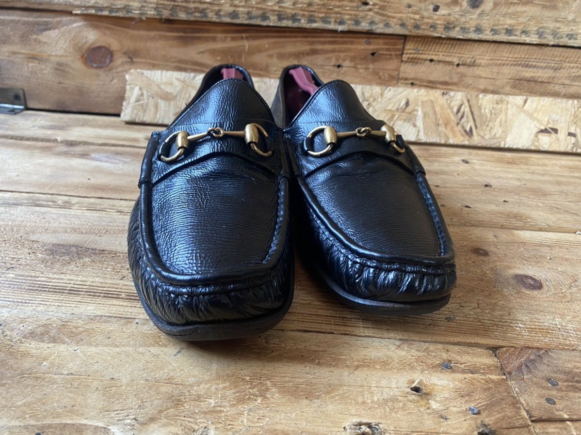 Gucci Gucci 1953 horsebit black patent leather loafers UK 9 Size US 10 / EU 43 - 12 Thumbnail