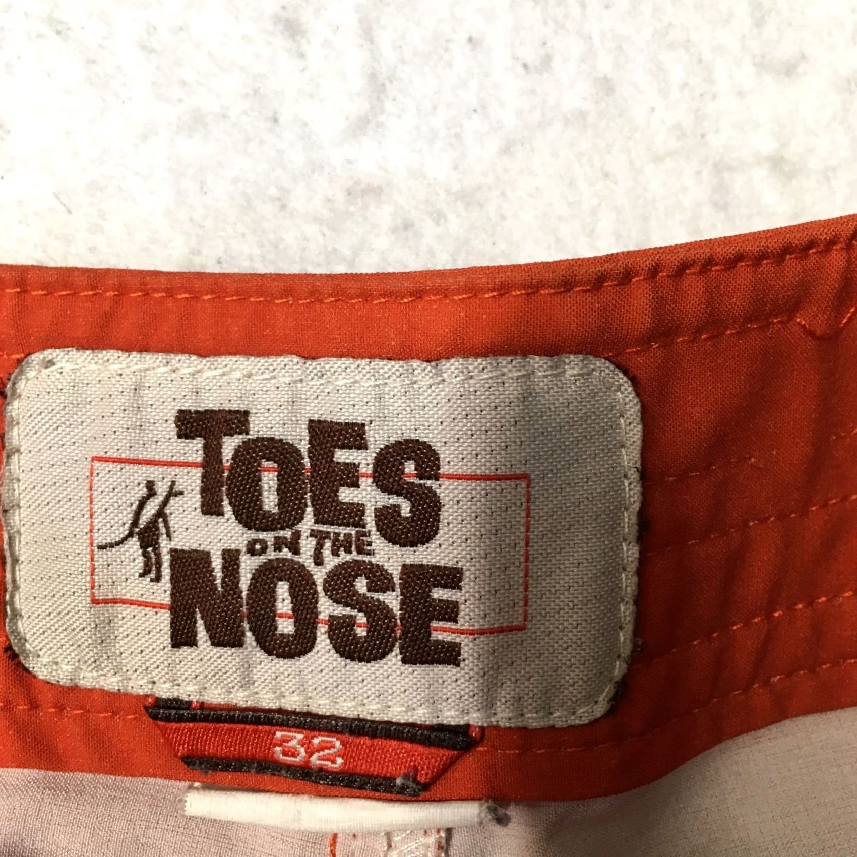 Swims Toes on the Nose Swim Shorts Orange Hawaiian Size 32 Nylon Mens Size US 32 / EU 48 - 3 Thumbnail