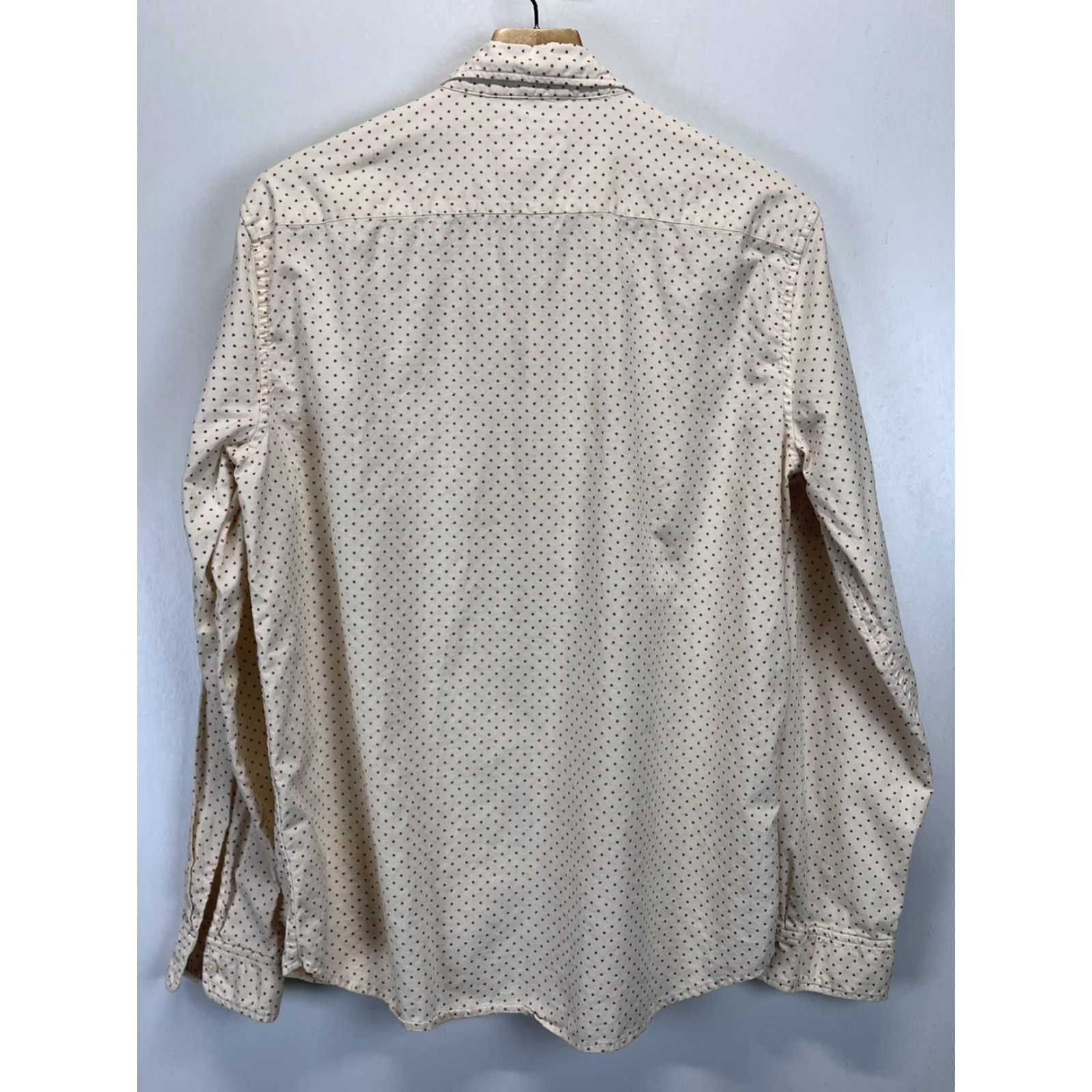 Vintage VINTAGE Ralph Lauren Denim & Supply Button-Down Shirt Mens L Ivory Stars Shirt Long Sleeve Casual Size US L / EU 52-54 / 3 - 2 Thumbnail