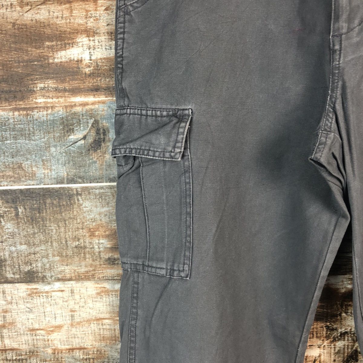 Japanese Brand DL Japanese Brand Gray Cargo Multipocket Pants #C655 Size US 27 - 9 Thumbnail