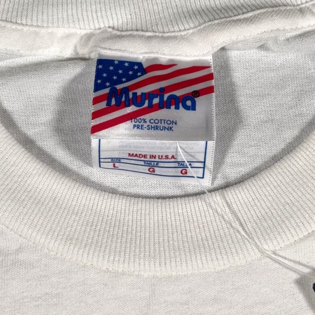Vintage VINTAGE FDNY Shirt Adult LARGE White Fire Department Flag 911 USA Deadstock Y2K Size US L / EU 52-54 / 3 - 6 Thumbnail