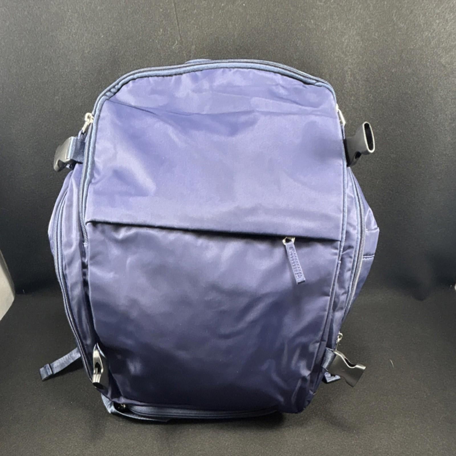 The Unbranded Brand Blue Fabric Traveling backpack AR6692 Size ONE SIZE - 1 Thumbnail