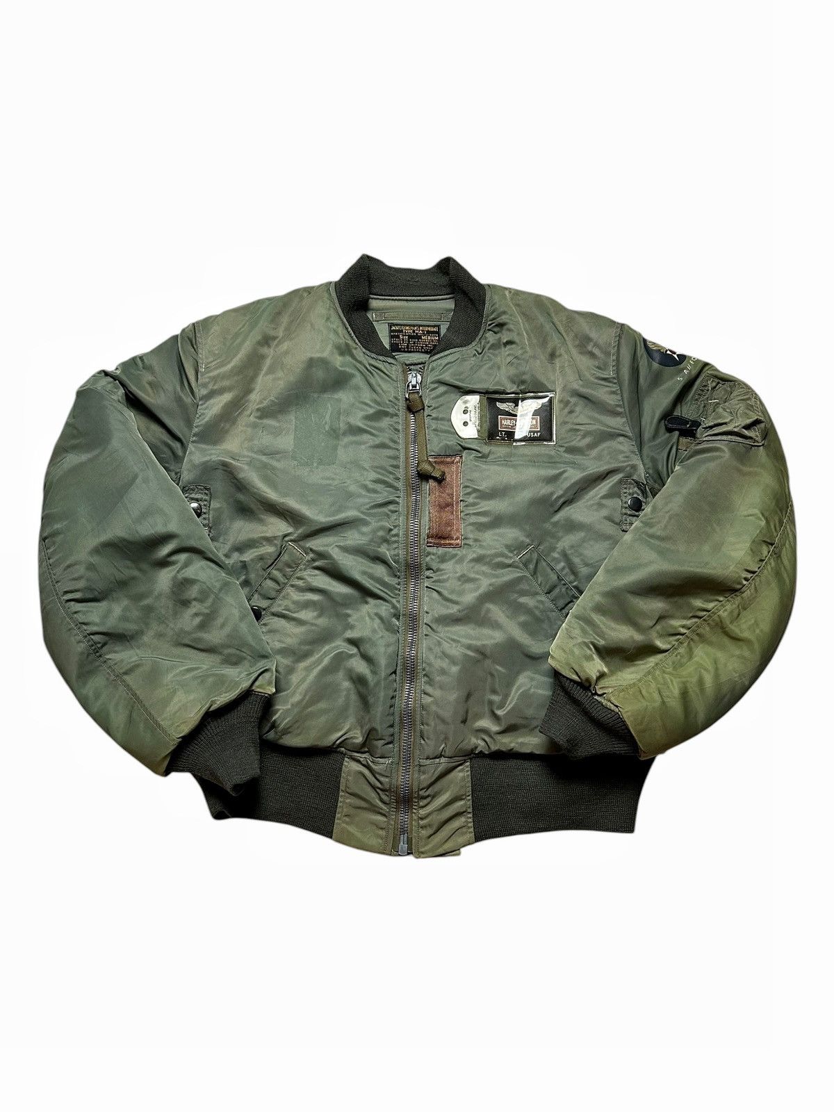 Buzz Rickson's × Toyo Enterprises Buzz Rickson’s Bomber Jacket MA-1 Usaf Harley Davidson Size US M / EU 48-50 / 2 - 2 Thumbnail