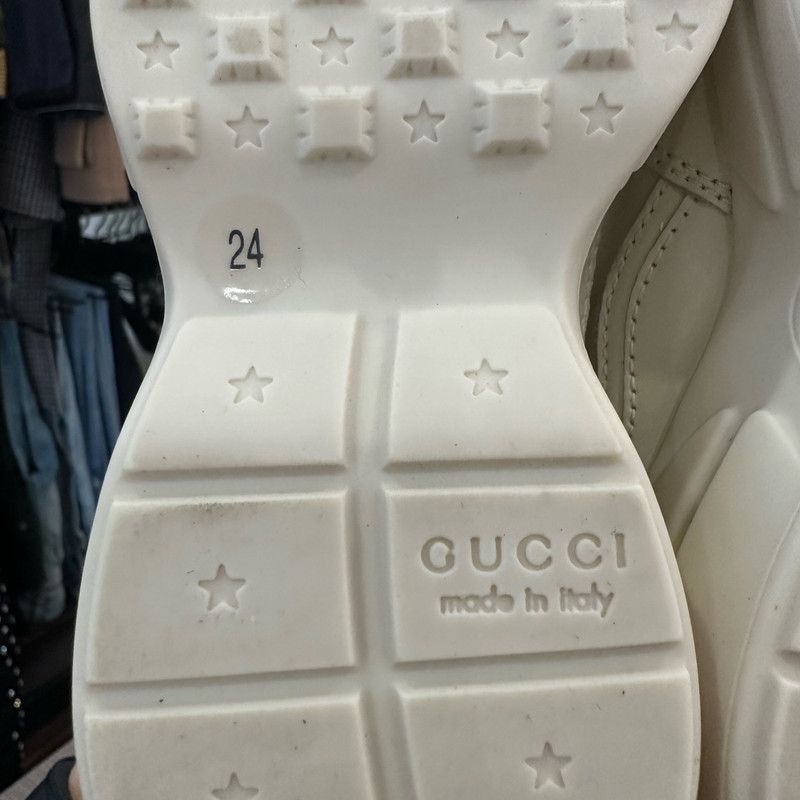 Gucci Gucci Rhyton Leather Sneakers for Kids - Size US 5 / EU 37 - 7 Thumbnail