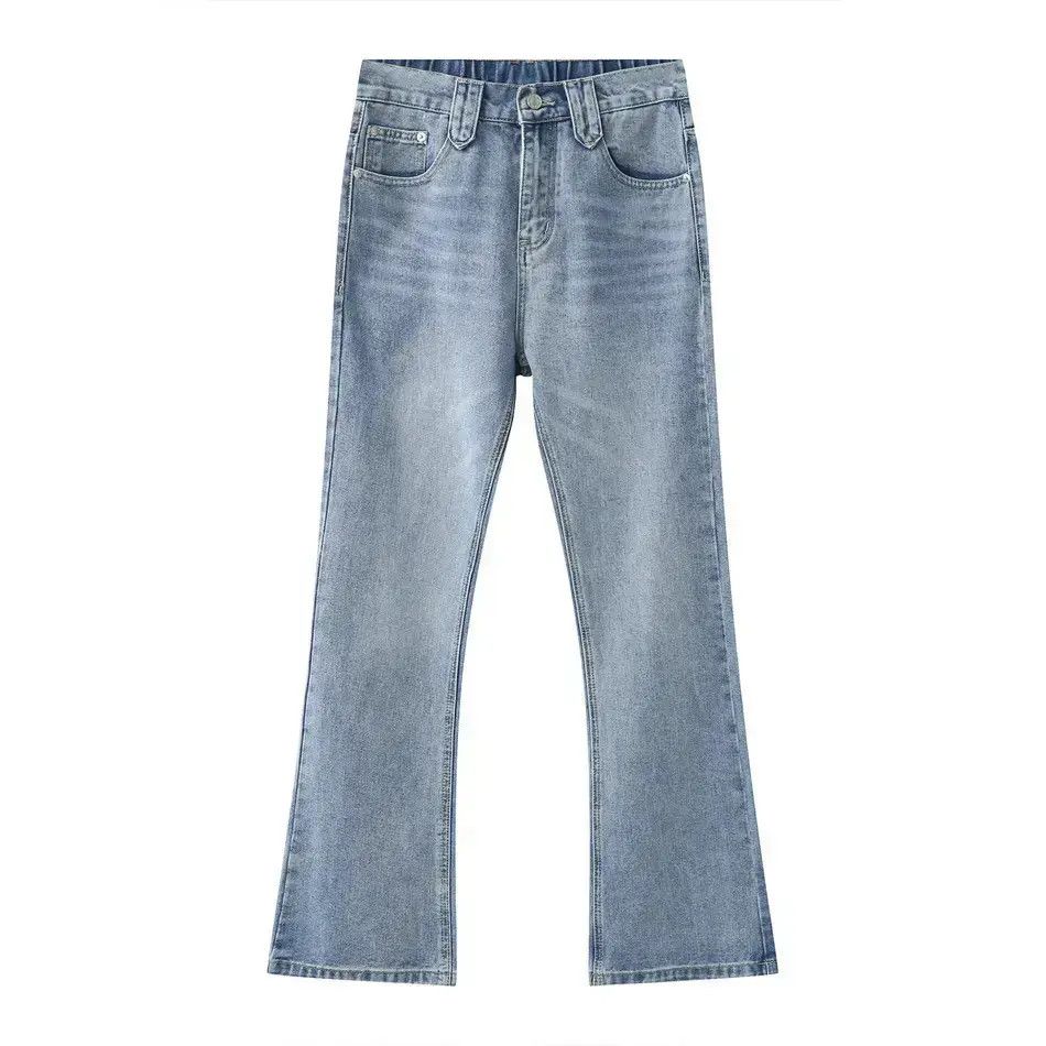 Japanese Brand Retro loose high street micro flared jeans Size US 32 / EU 48 - 5 Thumbnail
