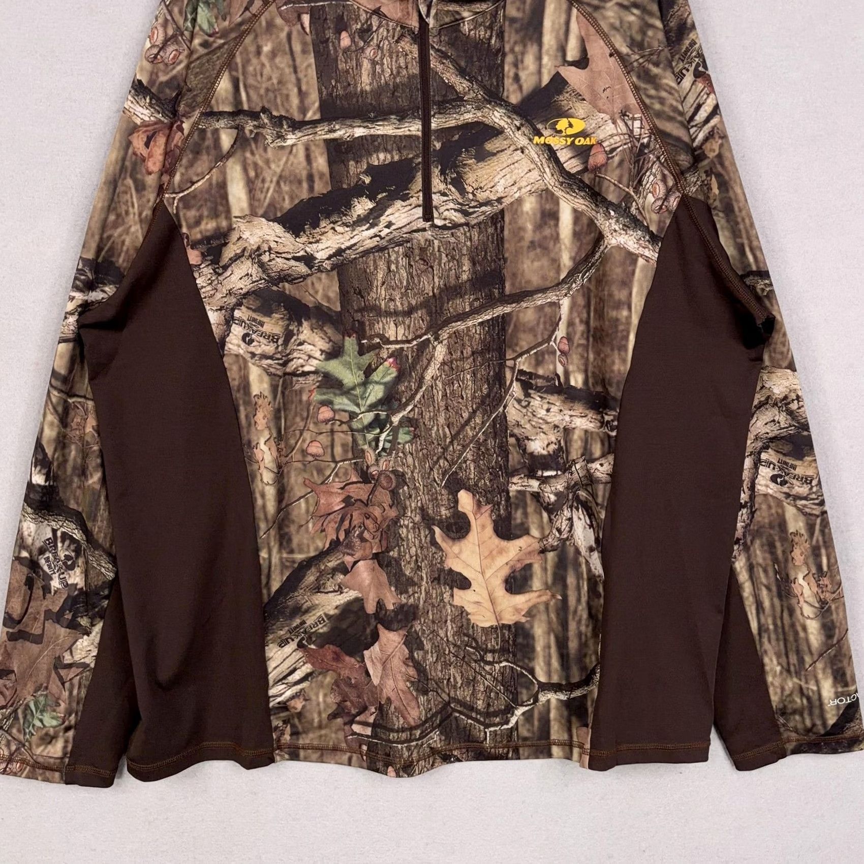 Vintage Mossy Oak Pullover 1/4 Zip Hunting Shirt Mens 2XL Camo Break-Up Infinity Performance Size US XXL / EU 58 / 5 - 3 Thumbnail