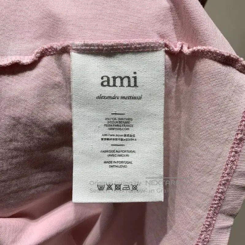 AMI AMI Pink Cotton Women's T-Shirt . Size XL / US 12-14 / IT 48-50 - 6 Thumbnail