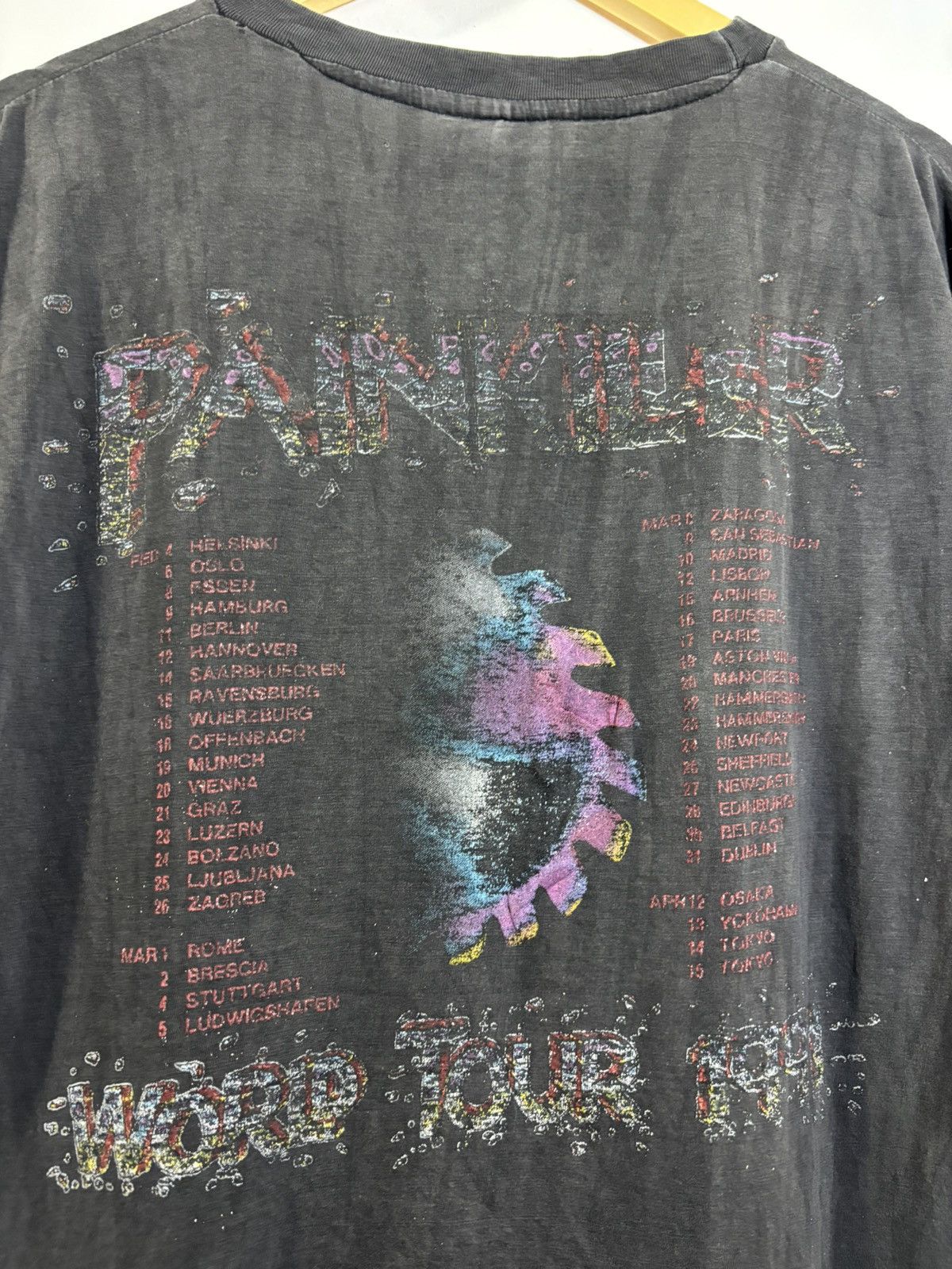Band Tees × Vintage Vintage Judas Priest Tour 1991 Tshirt Size US L / EU 52-54 / 3 - 4 Thumbnail