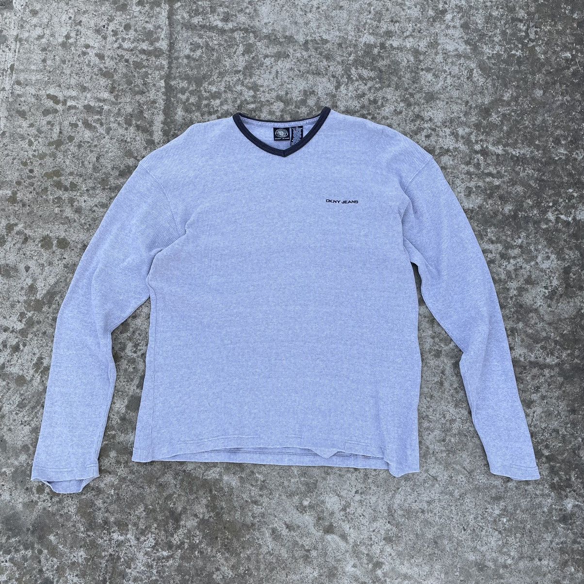 DKNY × Vintage Vintage DKNY Jeans Long-sleeve T-shirts Japanese Style Y2K Size M / US 6-8 / IT 42-44 - 1 Thumbnail
