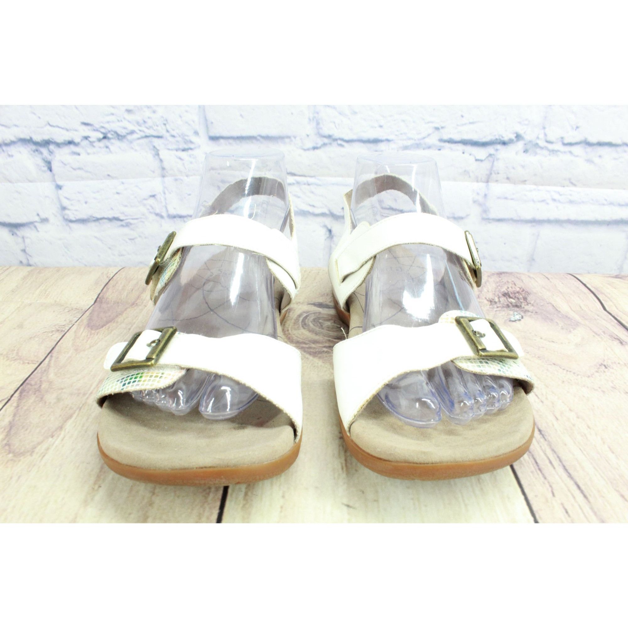 Leather × Other Sanita Women's Catalina Candace Flat Sandal White Size 8 Size US 8 / IT 38 - 4 Thumbnail