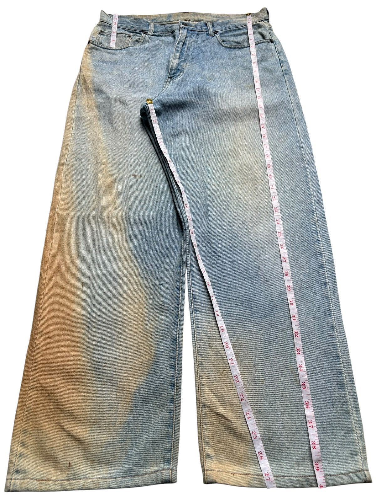 Converse × Japanese Brand Vintage Converse Rusty Mud Wash Loose Baggy Jeans Size US 32 / EU 48 - 13 Thumbnail