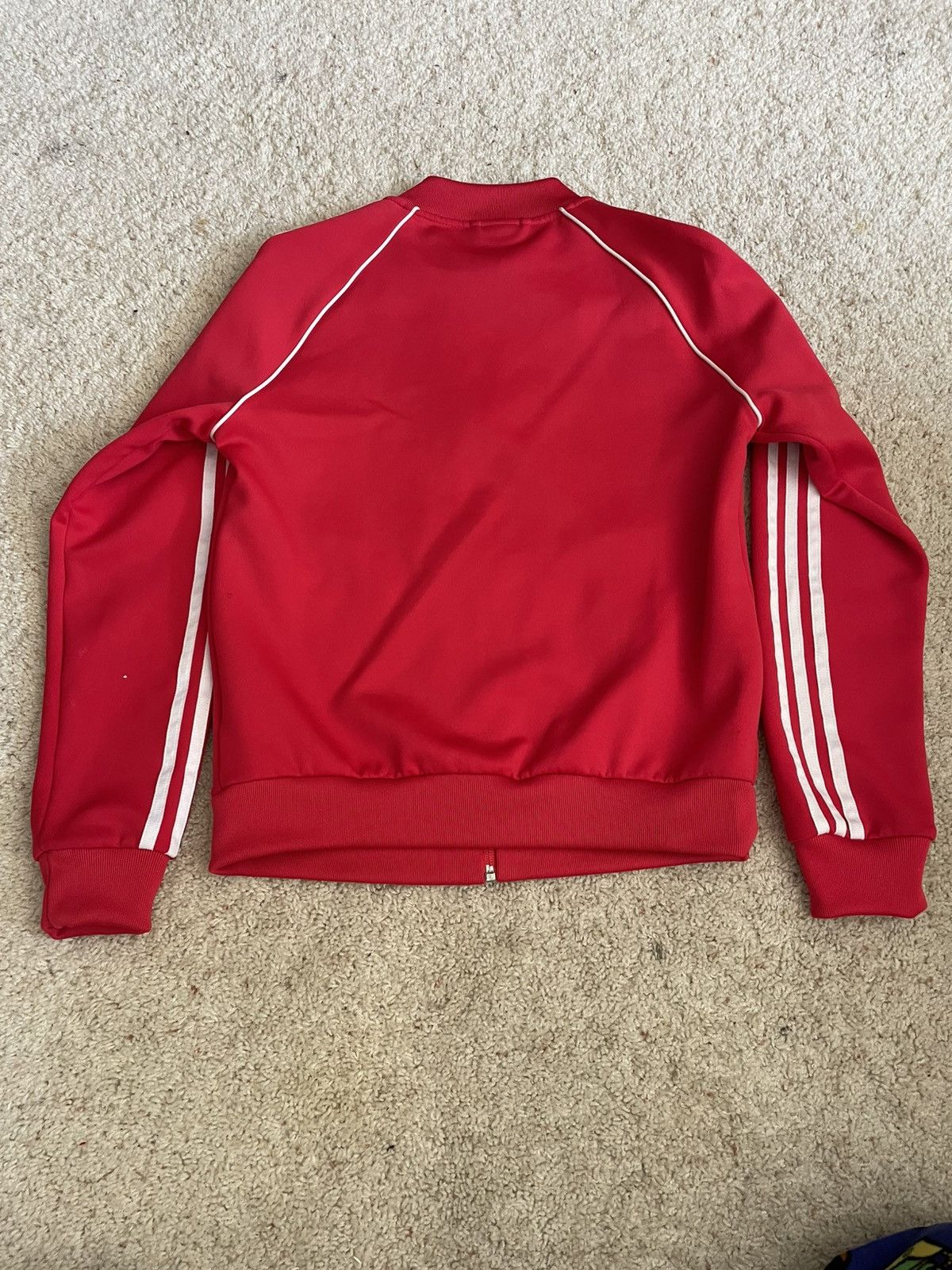 Adidas Red and white adidas zip up jacket Size US S / EU 44-46 / 1 - 2 Thumbnail
