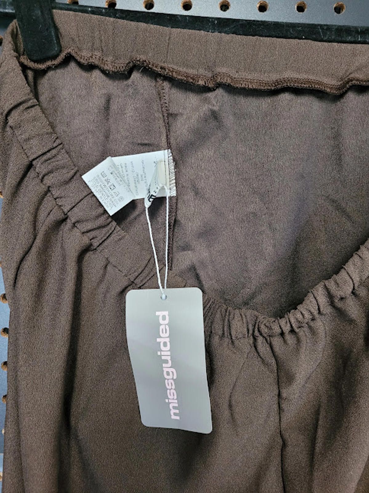 Other Missguided Brown Wide Leg Pants - Medium Size 32" / US 10 / IT 46 - 3 Thumbnail