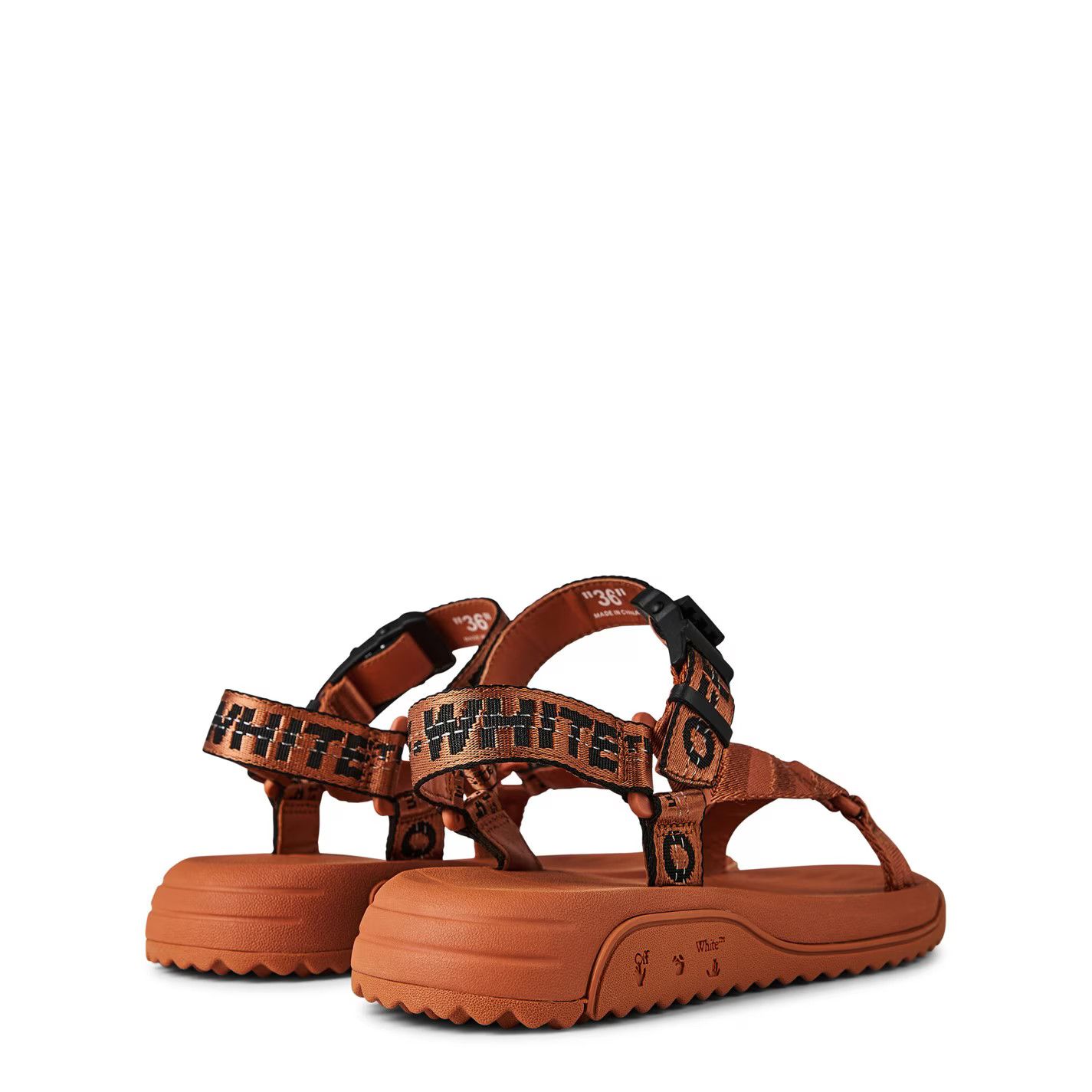 Off-White o1g2r1mq0125 Sandals in Terracotta Size US 9 / IT 39 - 4 Thumbnail
