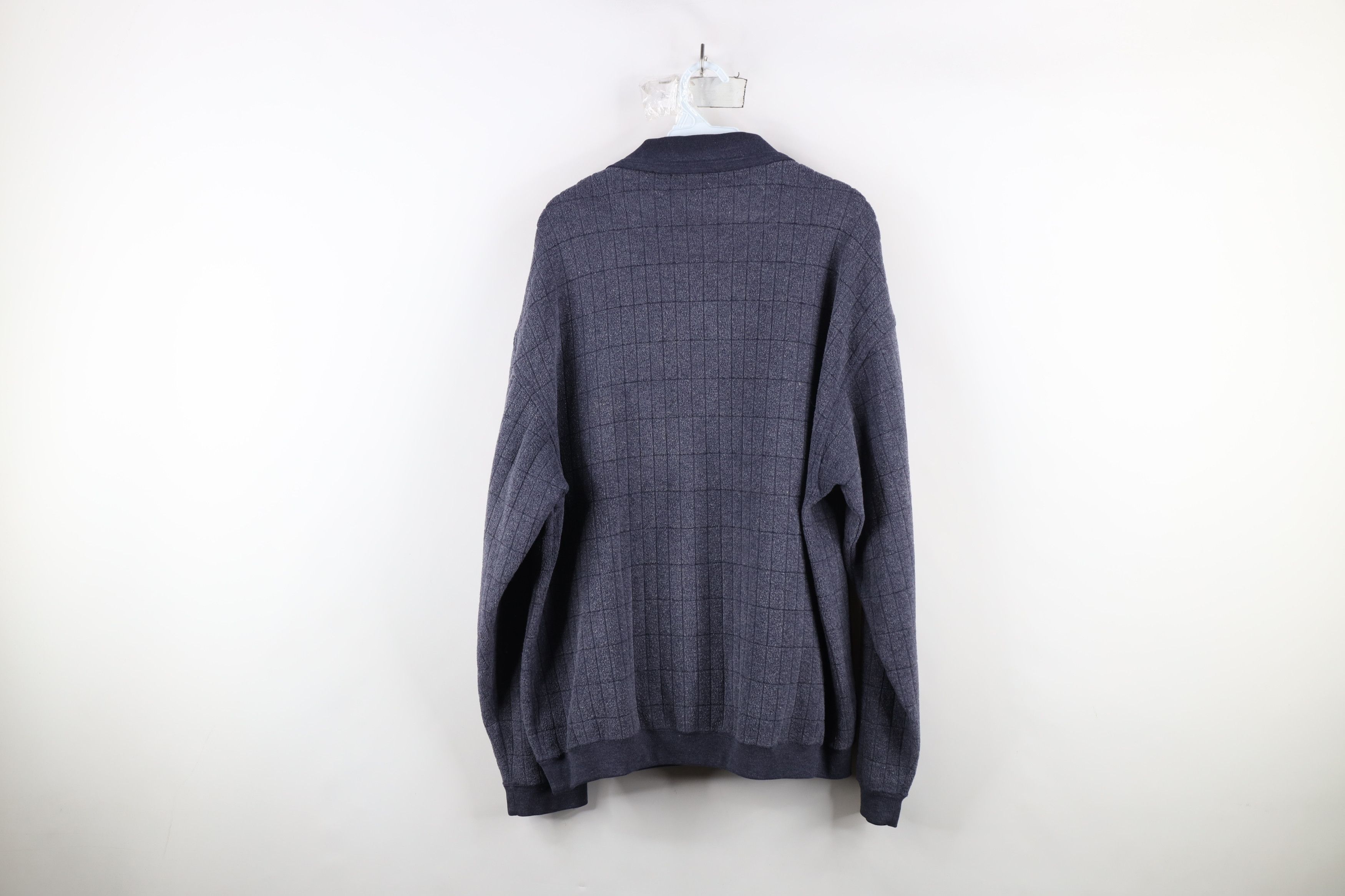 Vintage Vintage 90s Streetwear Fleece Collared Pullover Sweatshirt Size US L / EU 52-54 / 3 - 11 Thumbnail