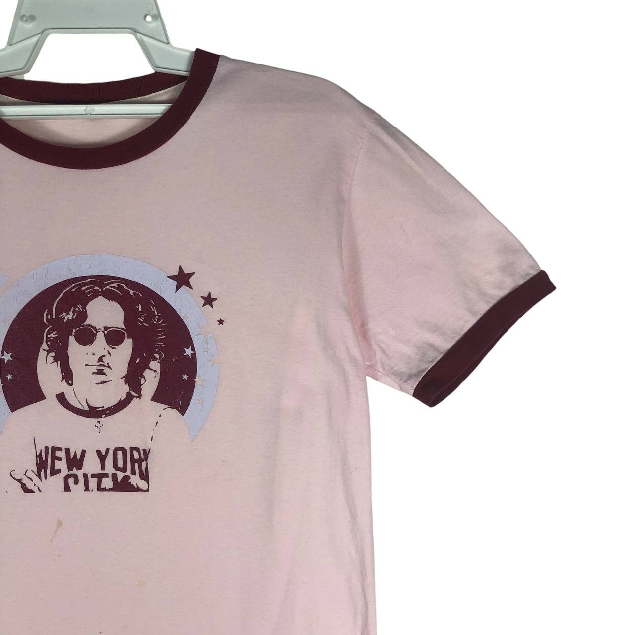 Vintage Vintage John Lennon New York City T-Shirt Size US M / EU 48-50 / 2 - 4 Thumbnail