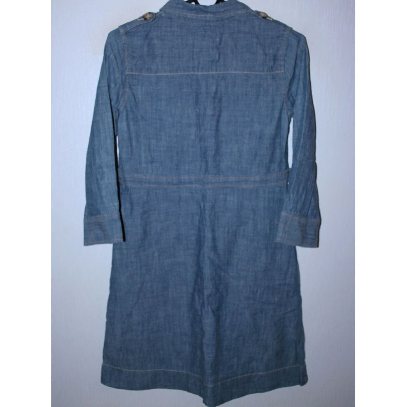 Ralph Lauren Ralph Lauren womens tunic dress XS Blue Cotton Size 26" / US 2 / IT 38 - 4 Thumbnail