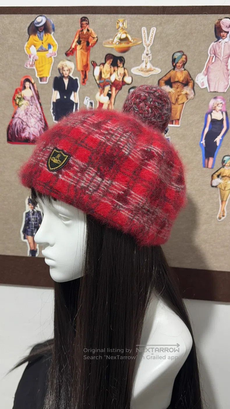 Vivienne Westwood Vivienne Westwood Vintage Red Velvet Beret with Bells Size ONE SIZE - 2 Thumbnail