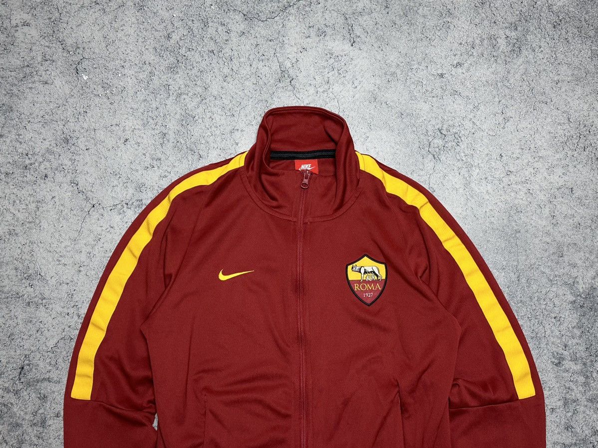 Nike Nike AS Roma Track Soccer Jacket Size US S / EU 44-46 / 1 - 2 Thumbnail