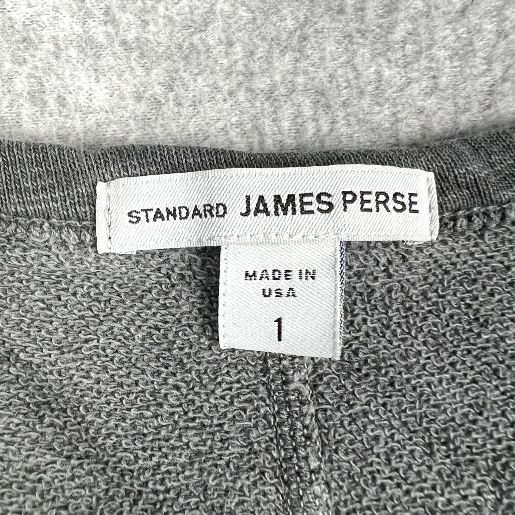 James Perse James Perse Sweatshirt Dress Shirt Top Womens Small 1 Grey Cotton Raglan Size S / US 4 / IT 40 - 3 Thumbnail