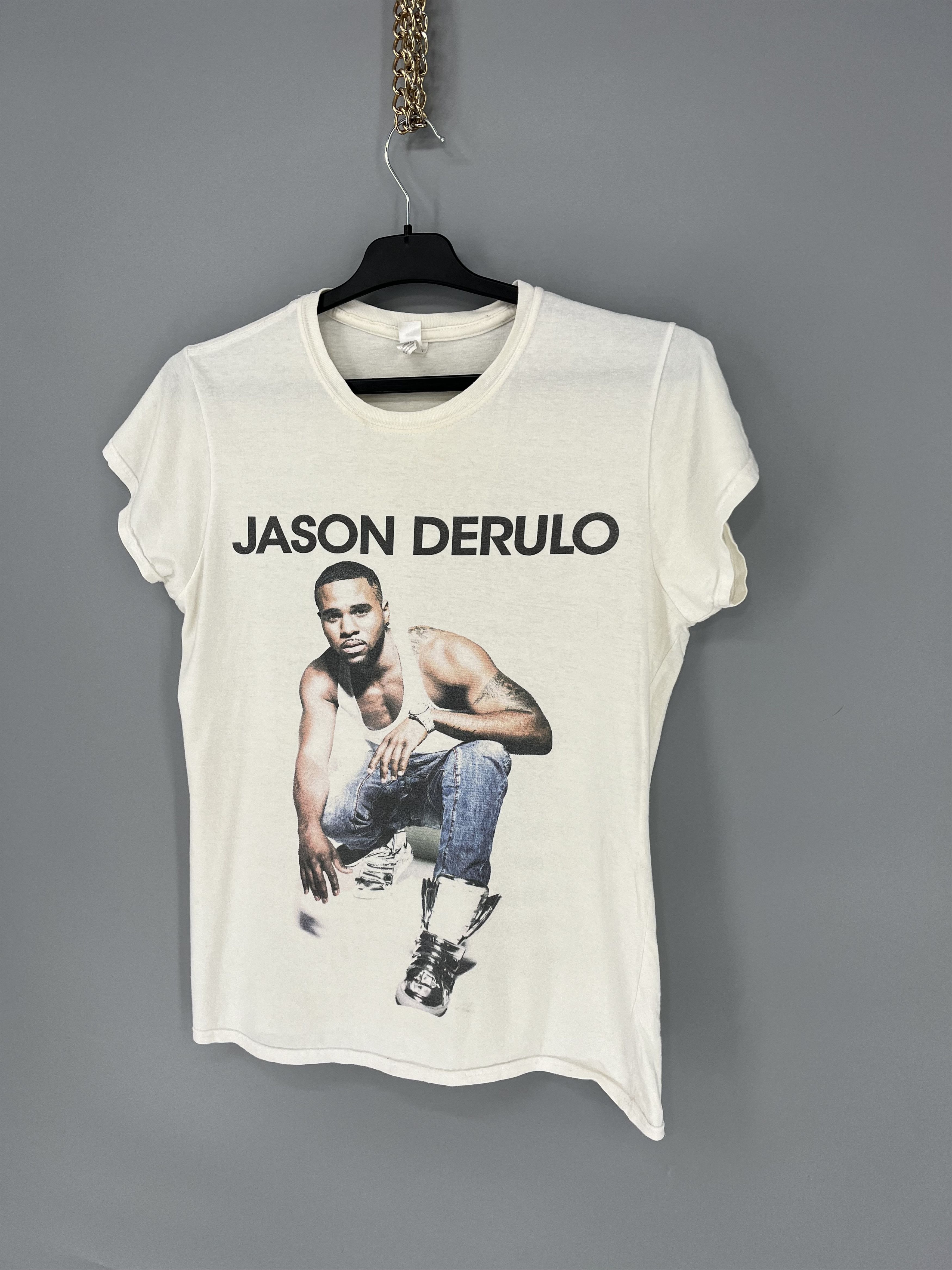 Band Tees Vintage Womens Jason Derulo T-shirt Tattoo World Tour Size Size L / US 10 / IT 46 - 3 Thumbnail