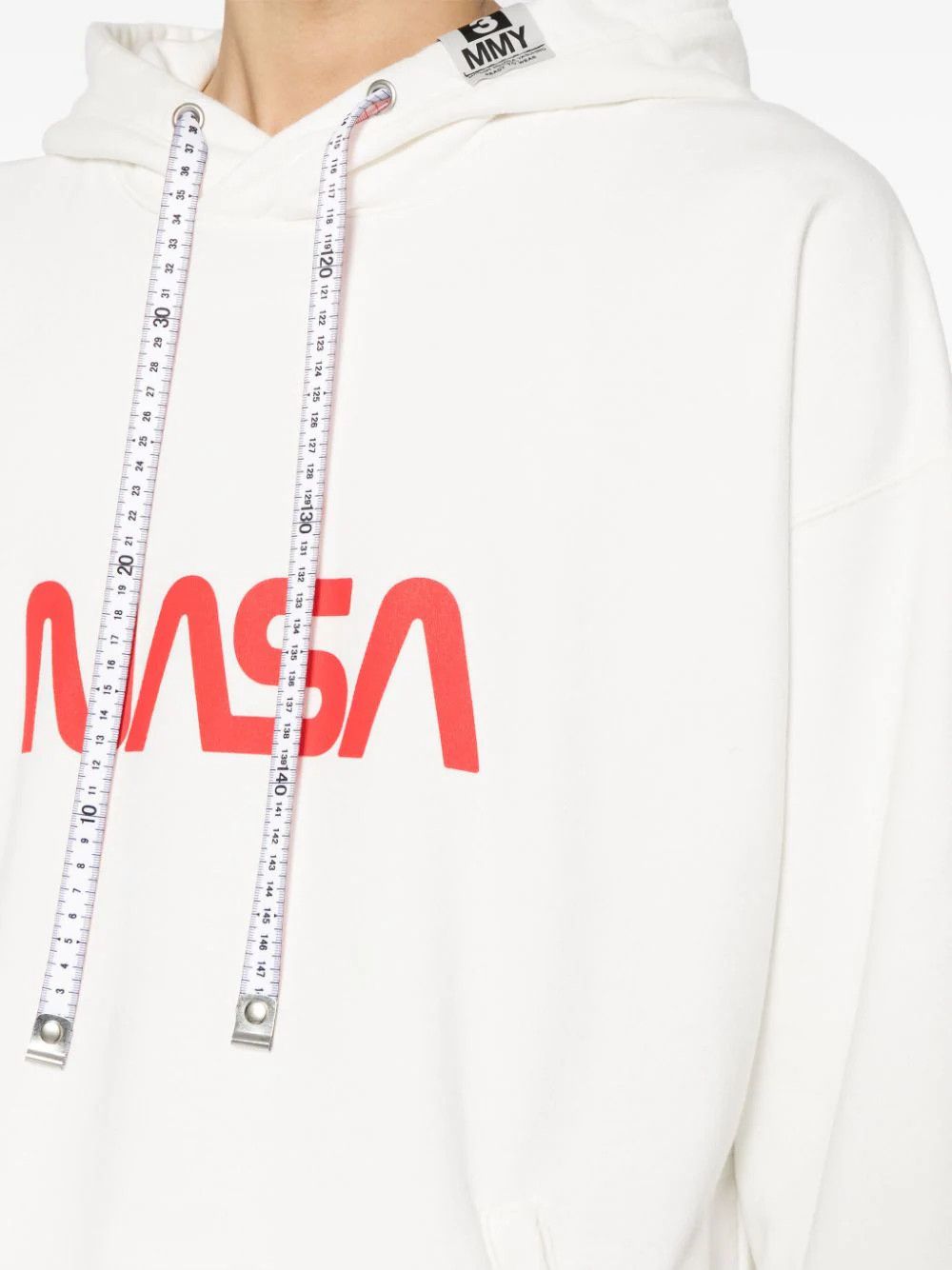 Maison MIHARA YASUHIRO o1mris0824 Nasa Printed Hoodie in White Size US M / EU 48-50 / 2 - 6 Thumbnail