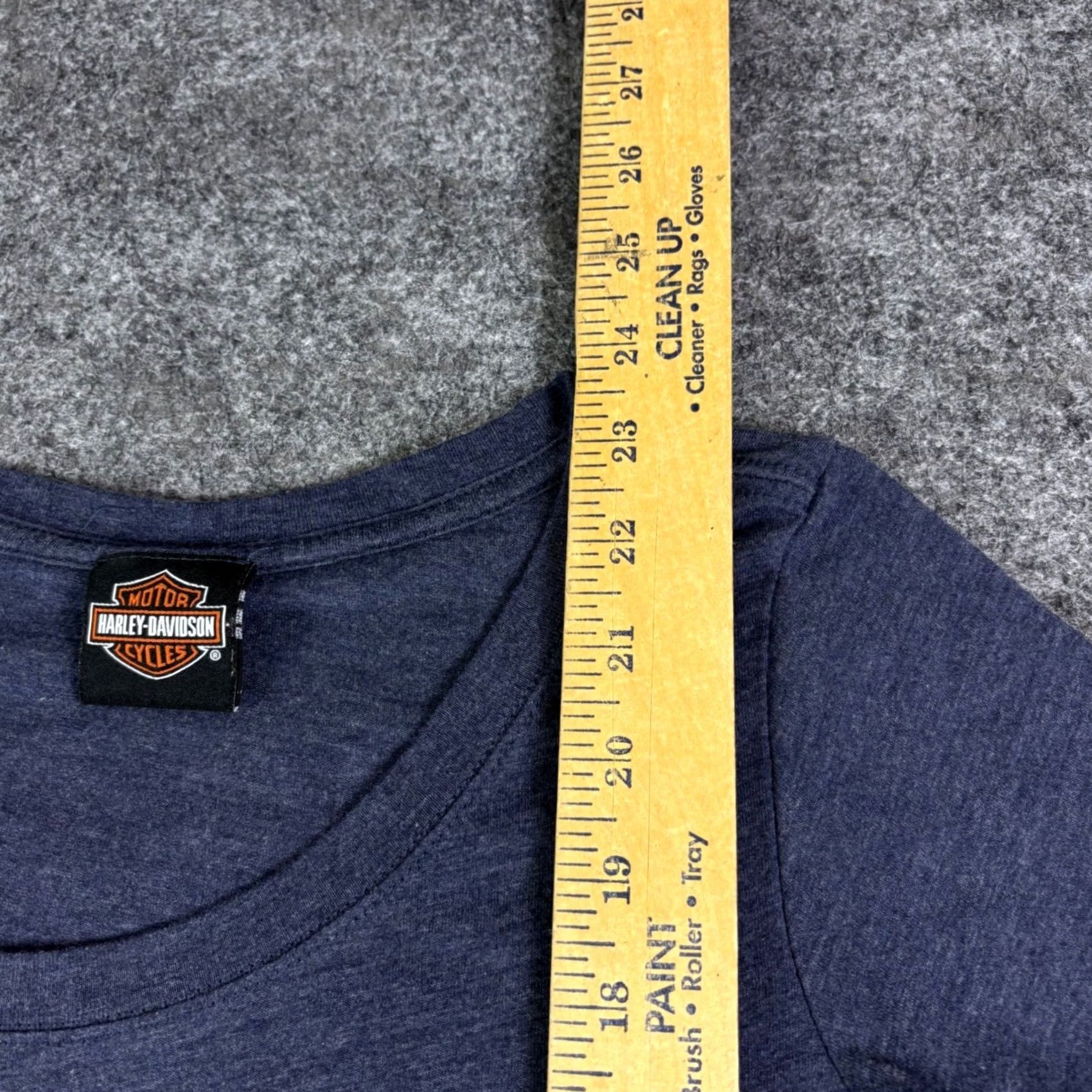 Harley Davidson Harley-Davidson Womens T-Shirt Blue Small 98th Year Laconia Motorcycle Week Shirt Slim Short Sleeve Scoop Neck Gender: Women Size S / US 4 / IT 40 - 4 Thumbnail