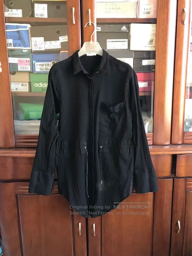 Helmut Lang HELMUT LANG Black Cotton Shirt Size M / US 6-8 / IT 42-44 - 1 Thumbnail
