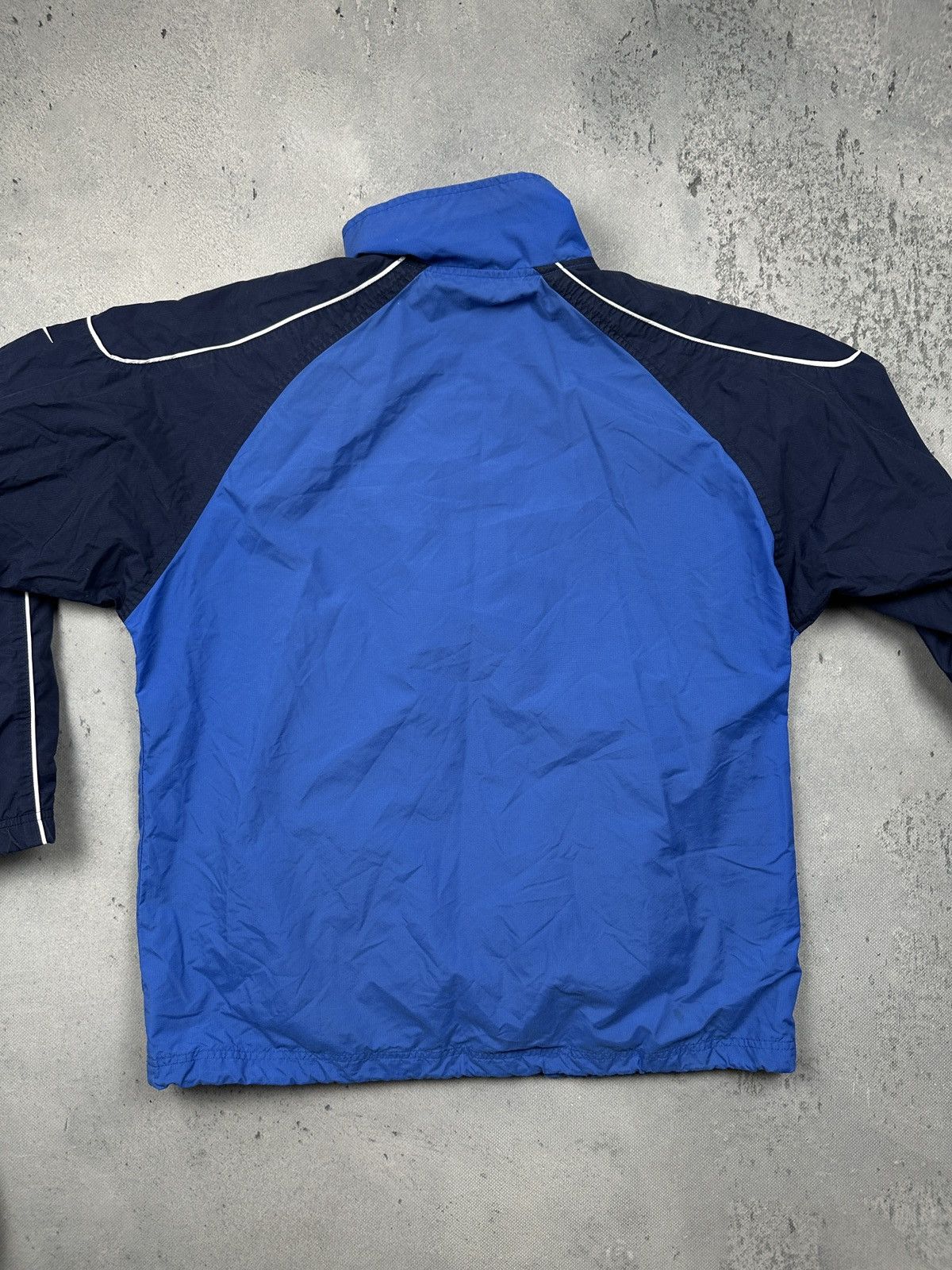 Nike Vintage Nike Blue Navy Track Jacket Full Zip Mesh Lining 90s Size US L / EU 52-54 / 3 - 9 Thumbnail