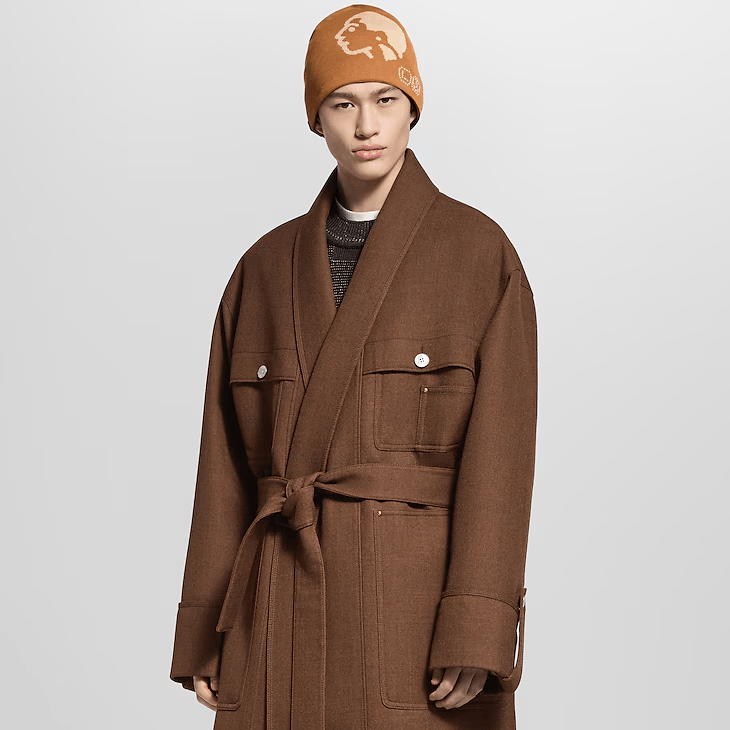 Louis Vuitton Single-Breasted Kimono Workwear Coat Size US XS / EU 42 / 0 - 2 Thumbnail