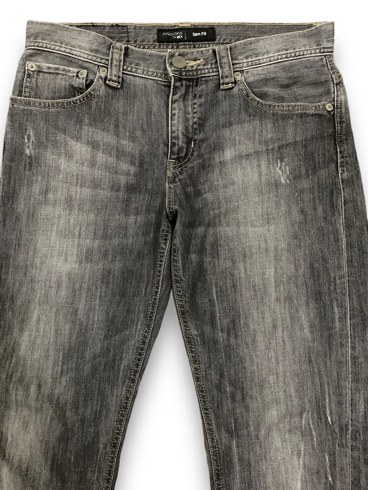 Undercover × Uniqlo Vintage Uniqlo Faded Wash Slim Bootcut Grunge Jeans Size US 31 - 3 Thumbnail