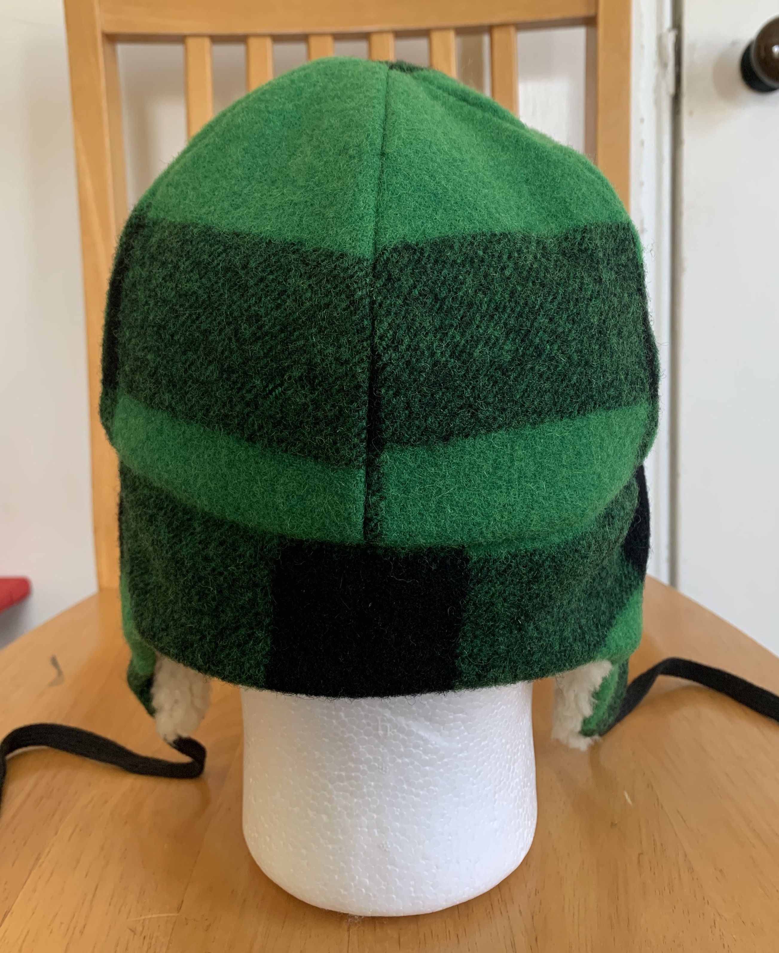Number (N)ine FW08 Wool Check Hat Size ONE SIZE - 4 Thumbnail