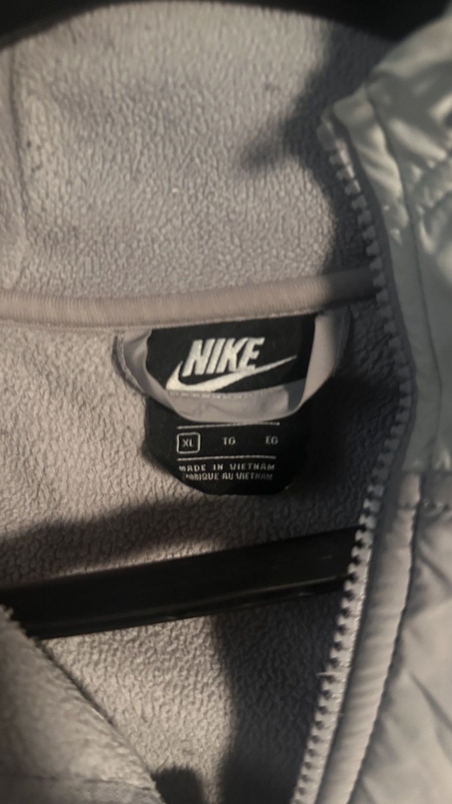 Nike Nike Winterized Fleece Zip-Up (Grey/White) – Rare – XL Size US XL / EU 56 / 4 - 3 Thumbnail