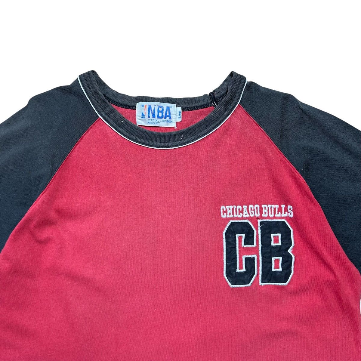 NBA Vintage 90s Chicago Bulls NBA T-Shirt Size US L / EU 52-54 / 3 - 3 Thumbnail