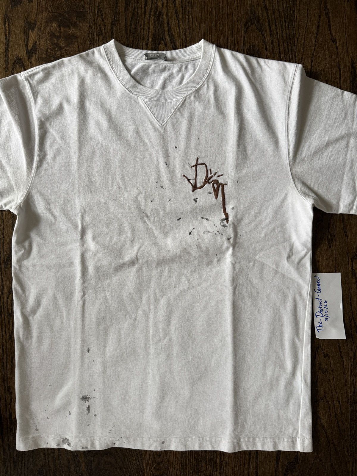 Dior × Travis Scott Oversized White T-Shirt Dior x Travis Scott Size US XXL / EU 58 / 5 - 4 Thumbnail