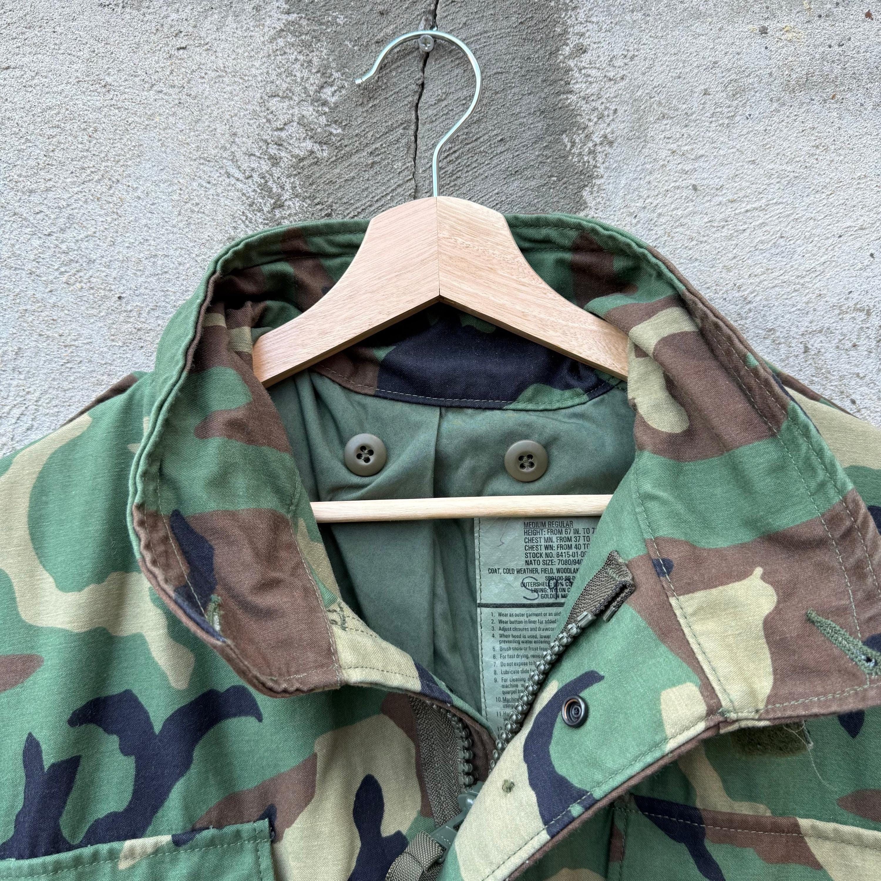 Vintage 90's US Military Woodland Camo Field Jacket Size US M / EU 48-50 / 2 - 3 Thumbnail