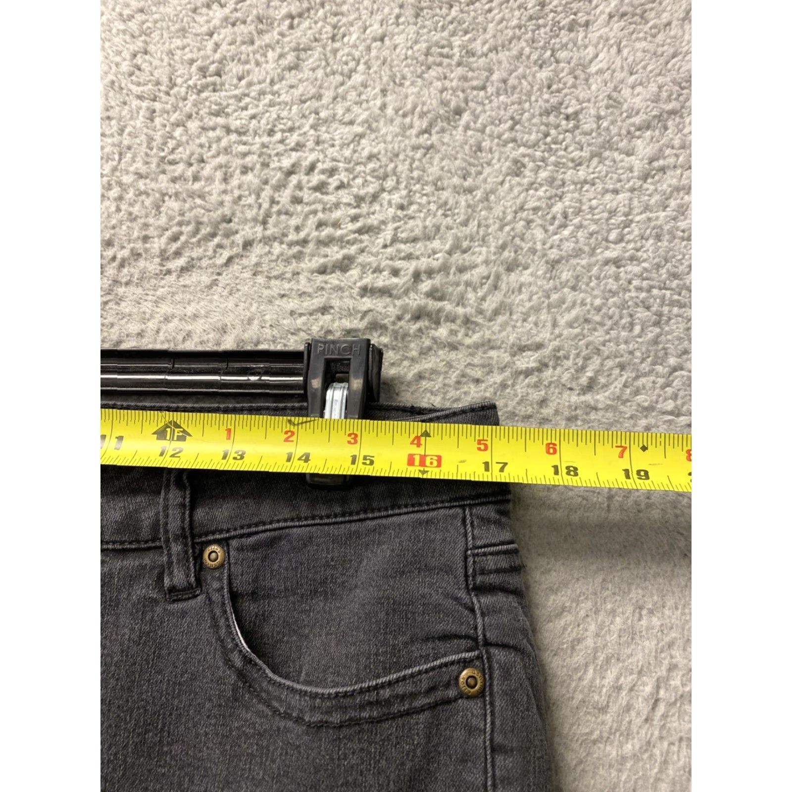 Vintage Ellos Jeans Women’s 14 Regular Bootcut 35x30 Faded Black 0435 Womens Size 24" / US 00 / IT 34 - 4 Thumbnail