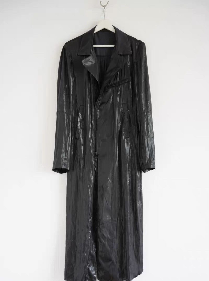 Yohji Yamamoto Yohji Yamamoto 14SS Rain Ripple Biker Coat Size US M / EU 48-50 / 2 - 1 Thumbnail