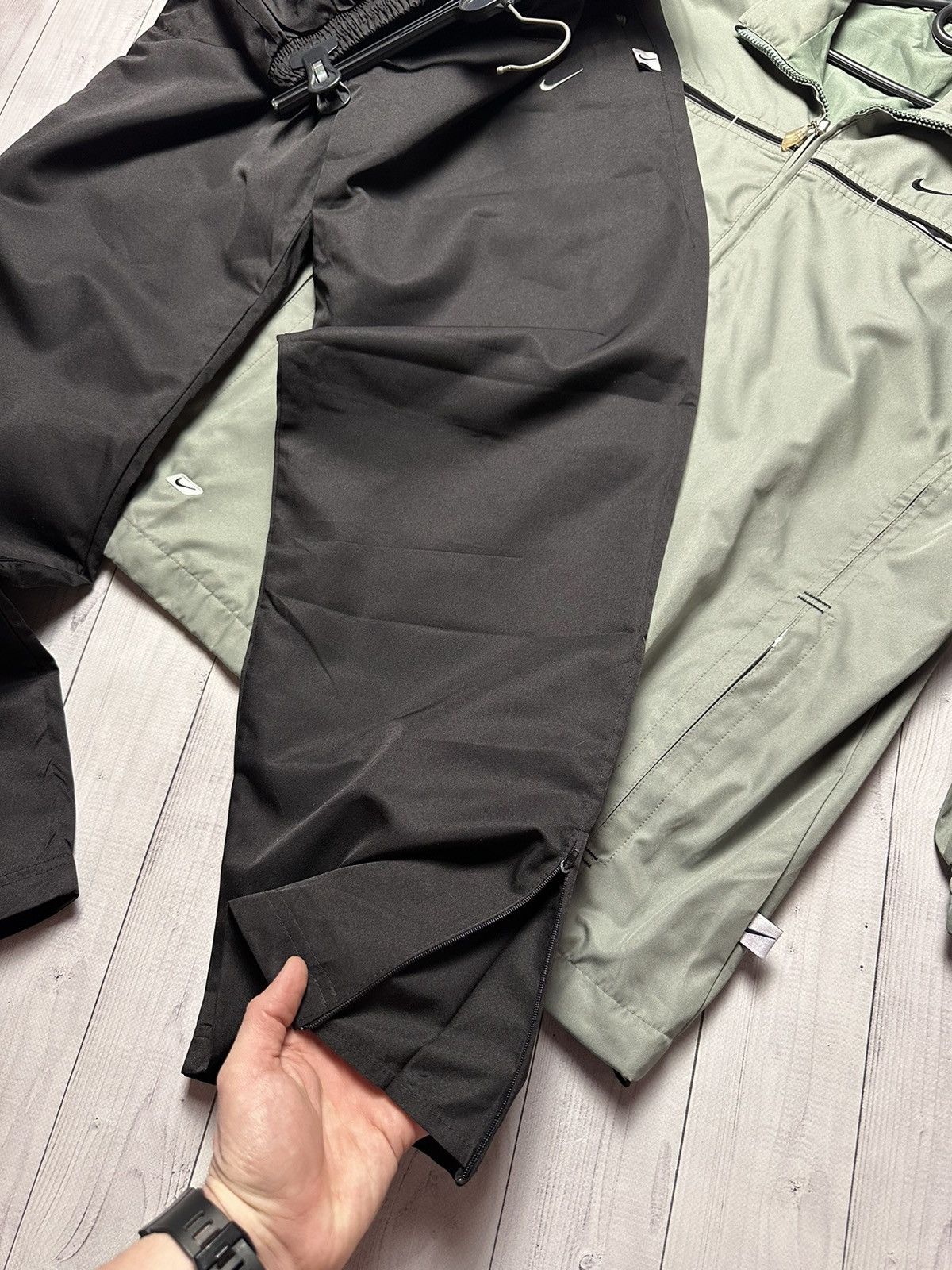 Nike × Vintage Vintage Nike track suit logo green rare size M drill pants Size US M / EU 48-50 / 2 - 6 Thumbnail
