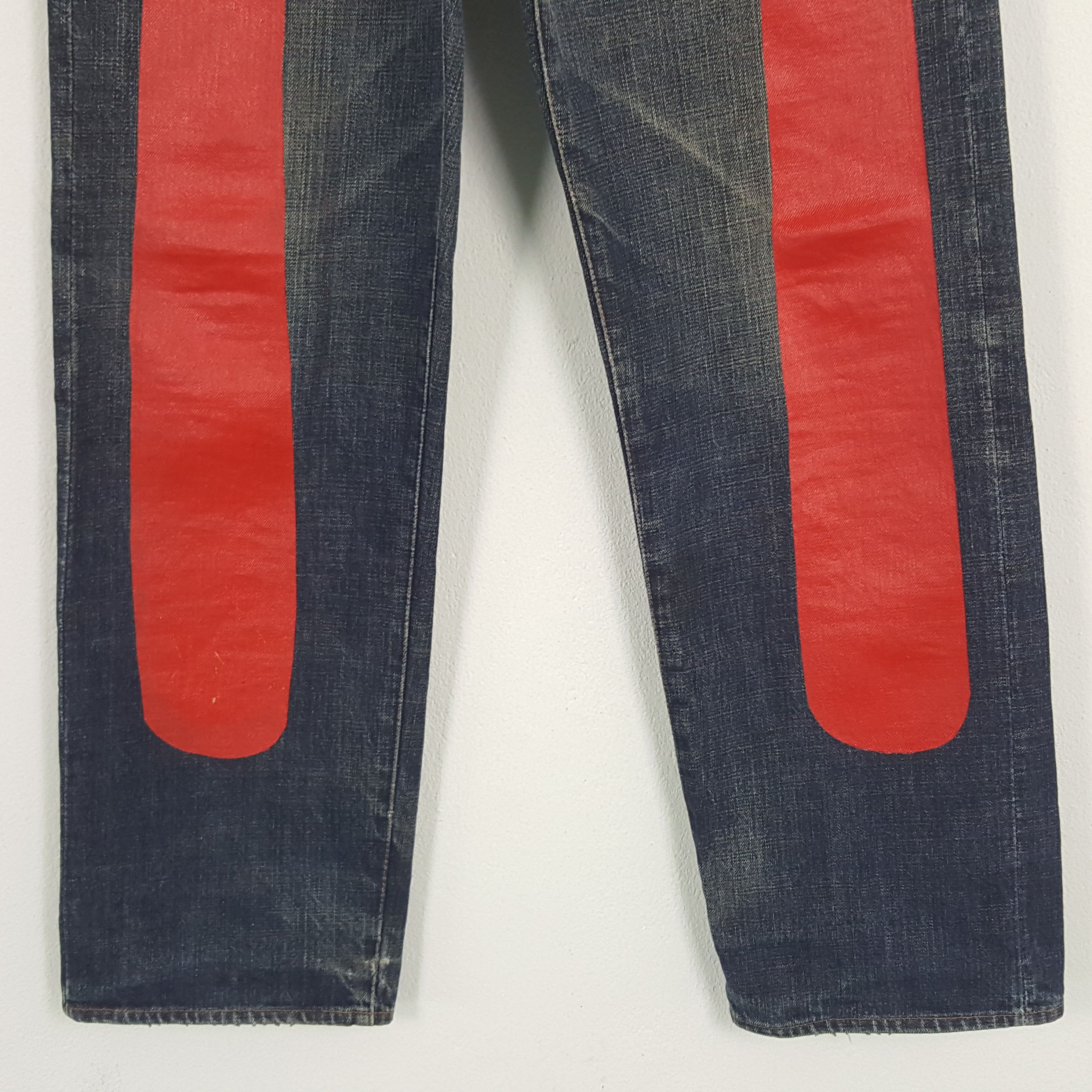 Evisu × Japanese Brand × Vintage Vintage Evisu Japanese Brand Daicock Custom Art Denim Jeans Size US 30 / EU 46 - 3 Thumbnail
