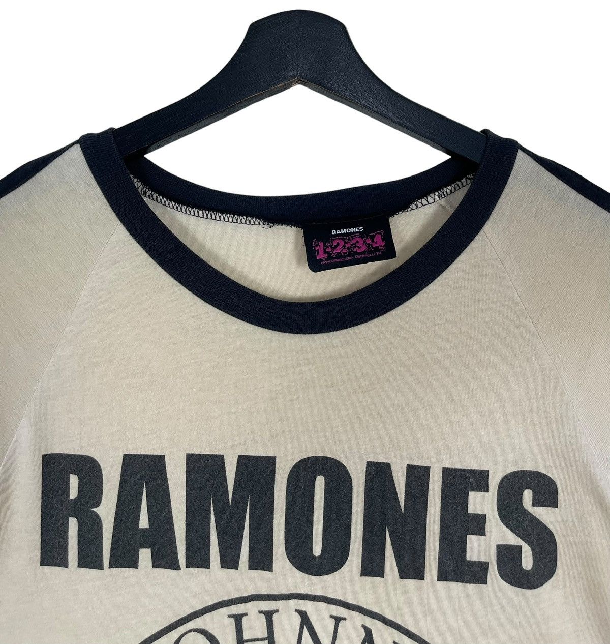 Band Tees Distressed Vintage Ramones Punk Ringer Tee Size US M / EU 48-50 / 2 - 9 Thumbnail