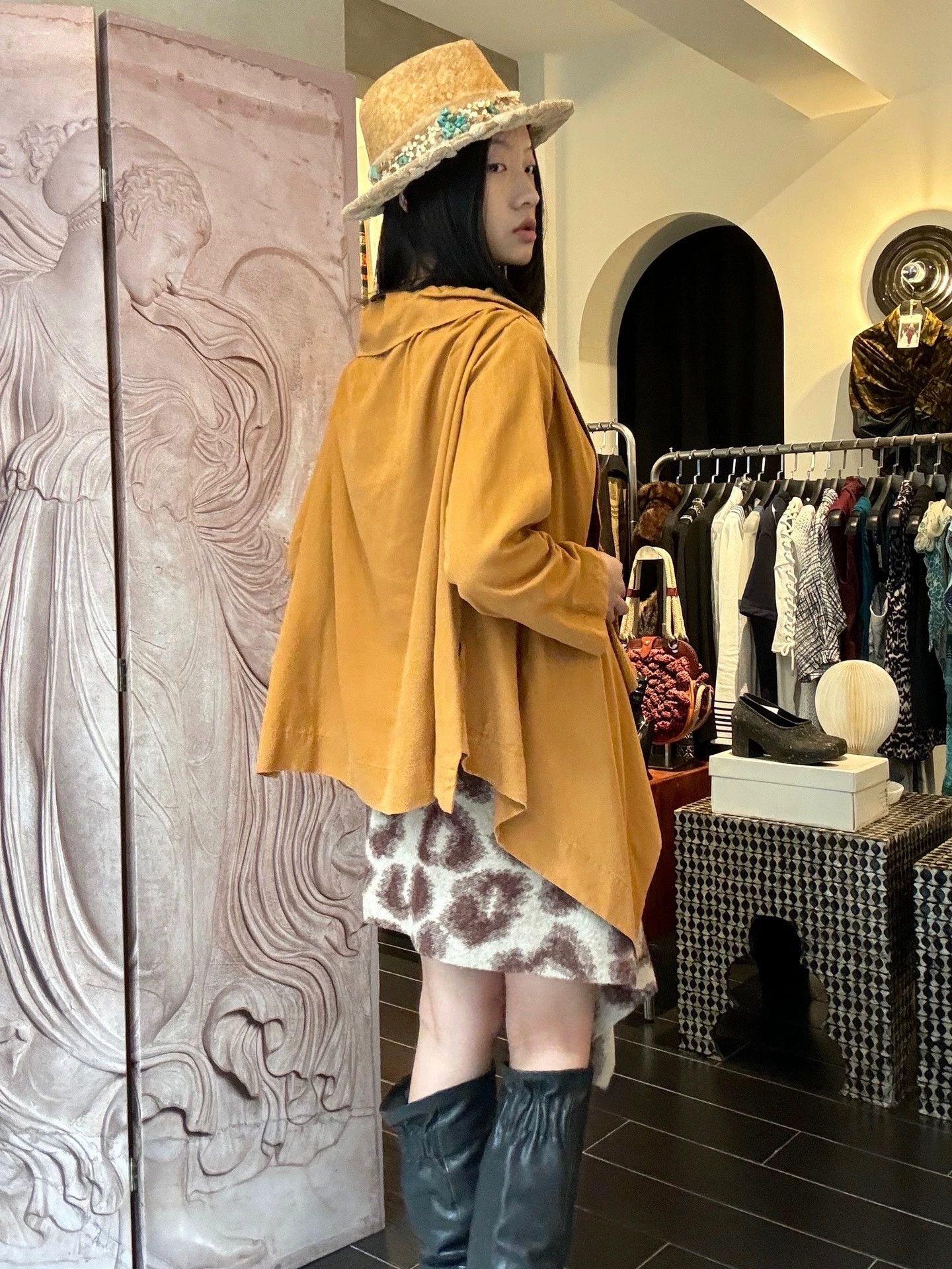 Vivienne Westwood Vivienne Westwood Leopard Wool Wrap Skirt 2 Vintage Size 26" / US 2 / IT 38 - 6 Thumbnail
