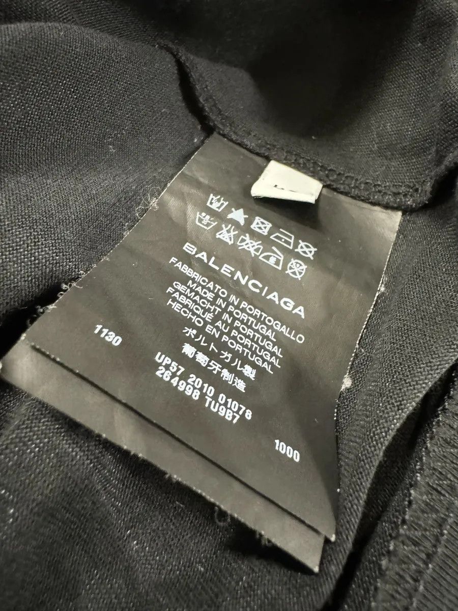 Balenciaga × Designer × Vintage SS2010 Balenciaga Black & Blue Contemporary Tank Top Size US L / EU 52-54 / 3 - 6 Thumbnail