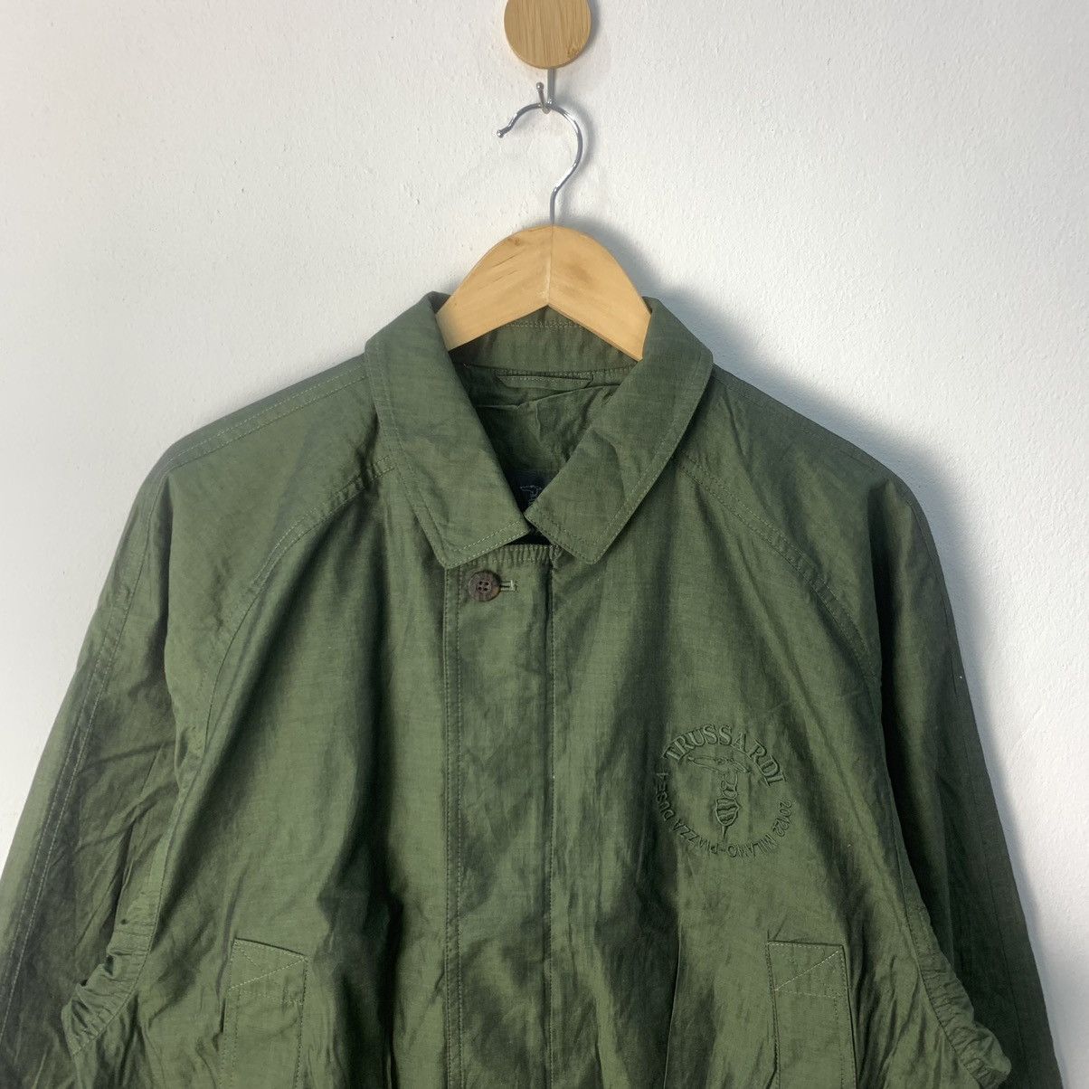 Trussardi × Vintage Vintage Made in Italy Trussardi Jacket Size US M / EU 48-50 / 2 - 4 Thumbnail